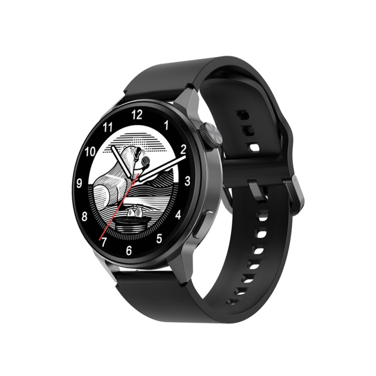 Wearkey DT4+ 1.36 Inch HD Screen Smart Call watch with NFC Function, Color: Black Silicone - free shipping - PMC TechLife - Order now!