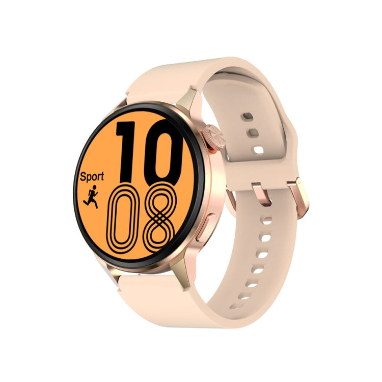 Wearkey DT4+ 1.36 Inch HD Screen Smart Call watch with NFC Function, Color: Gold Silicone - free shipping - PMC TechLife - Order now!