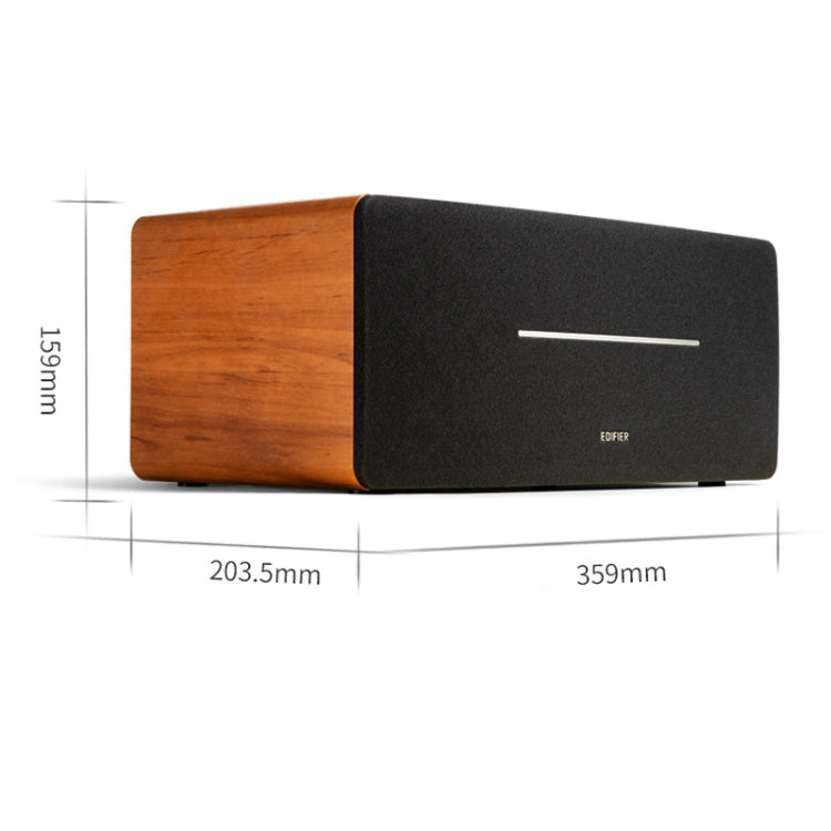 Edifier D12 Wireless Bluetooth Speaker Car Subwoofer Stereo(Wood Grain) -  by Edifier | Online Shopping South Africa | PMC Jewellery