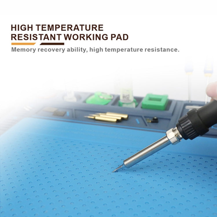 BAKU BA-695  2 in 1 TPR+Silicone Computer Phone Repair Desk Mat Heat Resistant Insulation Mat - free shipping - PMC TechLife - Order now!