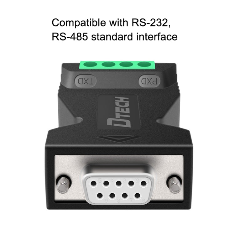 DTECH DT-9001 Industrial Grade Lightning And Surge Protection RS232 To 485 Converter - Sockets Adapters Accessories by DTECH | Online Shopping South Africa | PMC TechLife | Buy Now Pay Later Mobicred