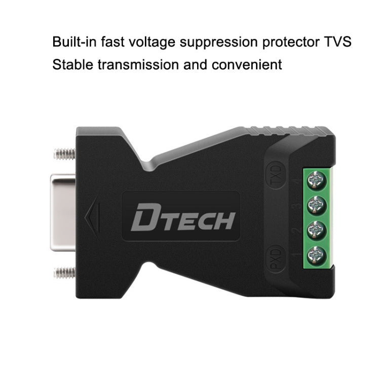 DTECH DT-9001 Industrial Grade Lightning And Surge Protection RS232 To 485 Converter - Sockets Adapters Accessories by DTECH | Online Shopping South Africa | PMC TechLife | Buy Now Pay Later Mobicred