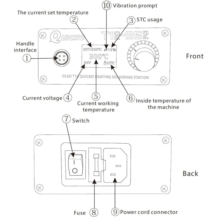 Quicko Electronic Repair Soldering Iron with Handle(UK Plug) - free shipping - PMC TechLife - Order now!