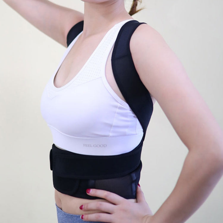 Breathable Anti-hunchback Posture Correction Belt, Specification: XL(Black) - Corrector by PMC Jewellery | Online Shopping South Africa | PMC Jewellery