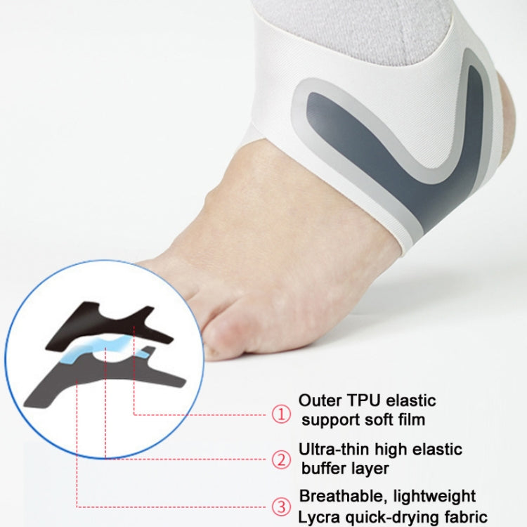 Thin Breathable Compression Ankle Sprain Fixation Strap, Size: Right Foot (L) - Corrector by PMC Jewellery | Online Shopping South Africa | PMC Jewellery