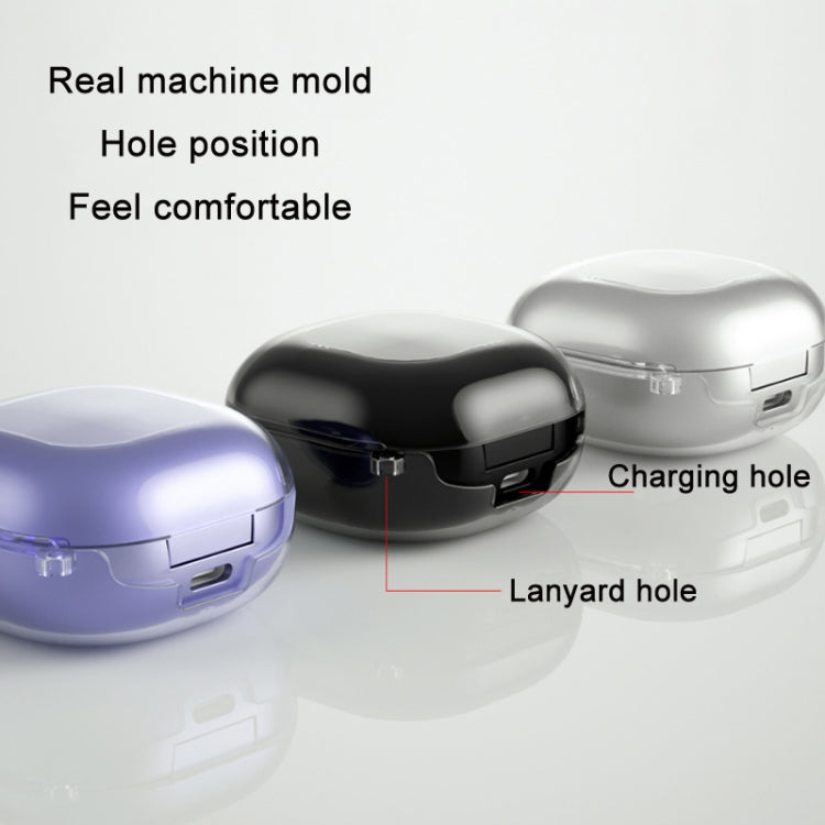High Transparent TPU Earphone Case For Samsung Galaxy Buds Pro/Live(Purple) - Samsung Earphone Case by PMC TechLife | Online Shopping South Africa | PMC TechLife