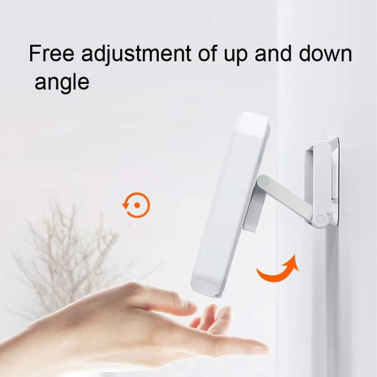 Retractable Rotating Bathroom Waterproof Mobile Phone Box Wall Mount Mobile Phone Holder(Black) - Hand-Sticking Bracket by PMC TechLife | Online Shopping South Africa | PMC TechLife