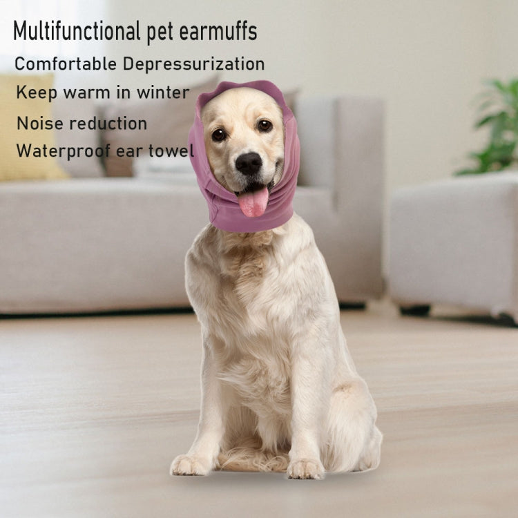 Pet Grooming Comfortable and Waterproof Earmuffs, Size: L(Black) - Caps by PMC Jewellery | Online Shopping South Africa | PMC Jewellery