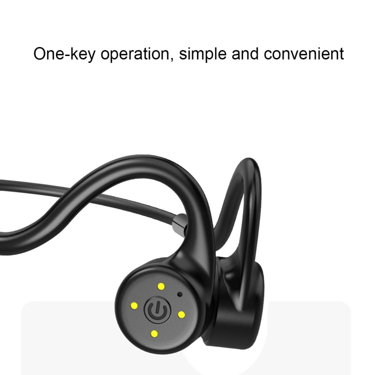 X5 Magnetic Charging Bone Conduction Bluetooth Earphone(Black) - Sport Earphone by PMC TechLife | Online Shopping South Africa | PMC TechLife