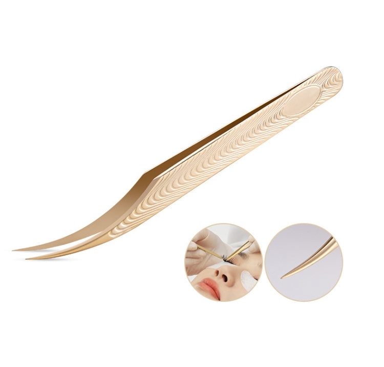 Eyelash Clip Eyelash Tweezers High Precision Eyelash Extension Tool(Dolphin Tweezers) - Tools by PMC Jewellery | Online Shopping South Africa | PMC Jewellery