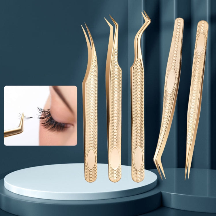 Eyelash Clip Eyelash Tweezers High Precision Eyelash Extension Tool(Dolphin Tweezers) - Tools by PMC Jewellery | Online Shopping South Africa | PMC Jewellery