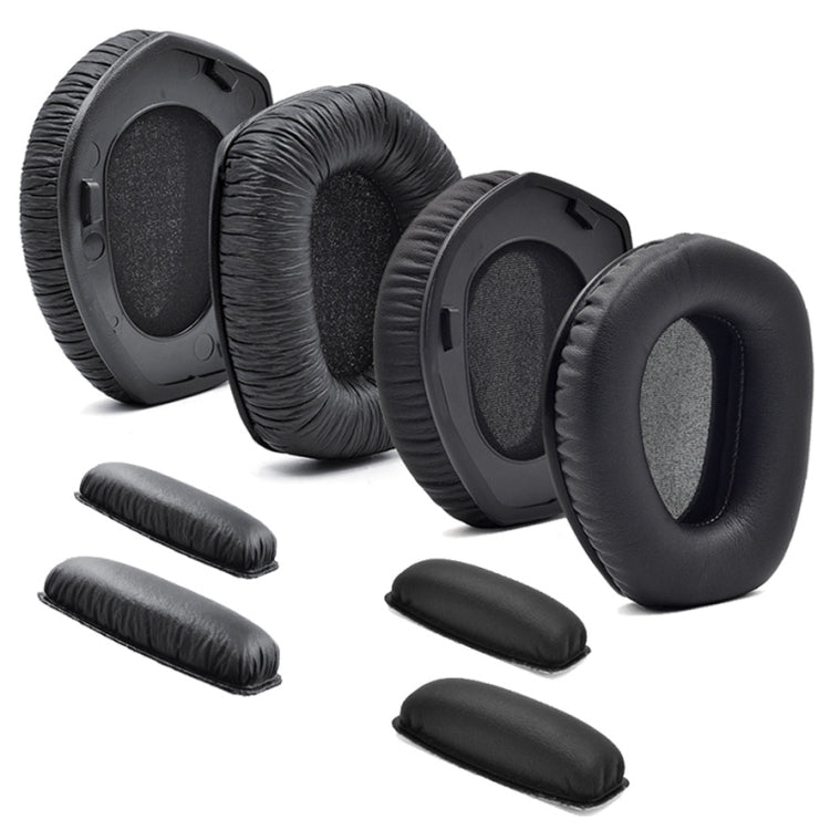2 PCS Headphone Head Beam Protection Pad For Sennheiser HDR RS185 (Frog Leather) - Earmuff & Pad by PMC TechLife | Online Shopping South Africa | PMC TechLife
