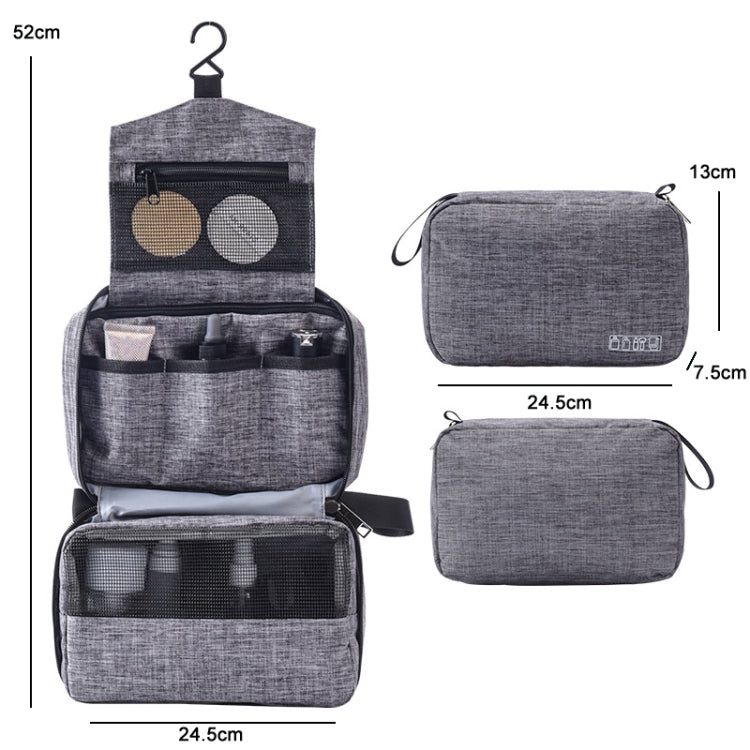 Portable Travel Waterproof Toiletries Storage Bag(Drak Green) - Storage Boxes by PMC Jewellery | Online Shopping South Africa | PMC Jewellery