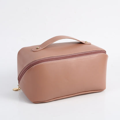 Travel Portable Large-capacity Toilet And Cosmetic Bag(Dried Rose Pink) - Storage Boxes by PMC Jewellery | Online Shopping South Africa | PMC Jewellery