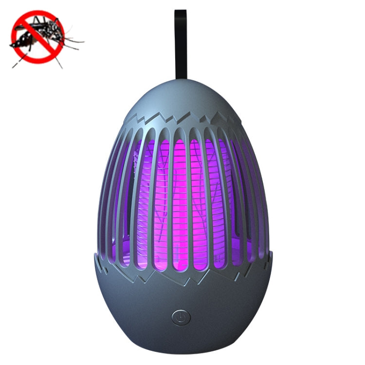 L01 Portable Electric Shock Mosquito Killer Lamp Home Outdoor Photocatalyst Fly Killer(Gray) - free shipping - PMC TechLife - Order now!