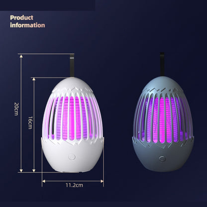 L01 Portable Electric Shock Mosquito Killer Lamp Home Outdoor Photocatalyst Fly Killer(Gray) - Repellents by PMC Jewellery | Online Shopping South Africa | PMC Jewellery