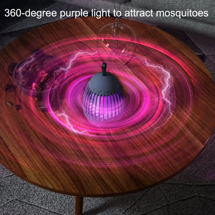 L01 Portable Electric Shock Mosquito Killer Lamp Home Outdoor Photocatalyst Fly Killer(Gray) - free shipping - PMC TechLife - Order now!