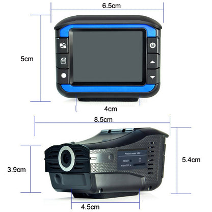 VG3 2 In 1 Electronic Dog Driving Recorder Vehicle Mobile Radar Warning Device - Car DVRs by PMC Jewellery | Online Shopping South Africa | PMC Jewellery