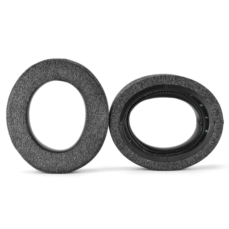 1 Pair Earmuffs Earpads  For CORSAIR HS50 Pro HS60 Pro HS70 Pro(Gray Linen + Leather) - Earmuff & Pad by PMC Jewellery | Online Shopping South Africa | PMC Jewellery