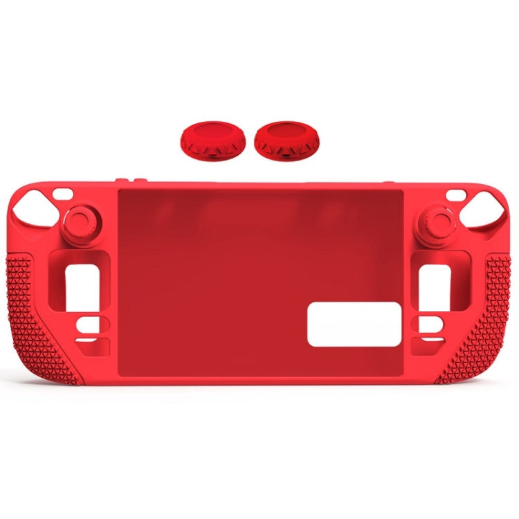 All-Inclusive Silicone Cover With Button Cap For Steam Deck(Red) - Accessories by PMC Jewellery | Online Shopping South Africa | PMC Jewellery