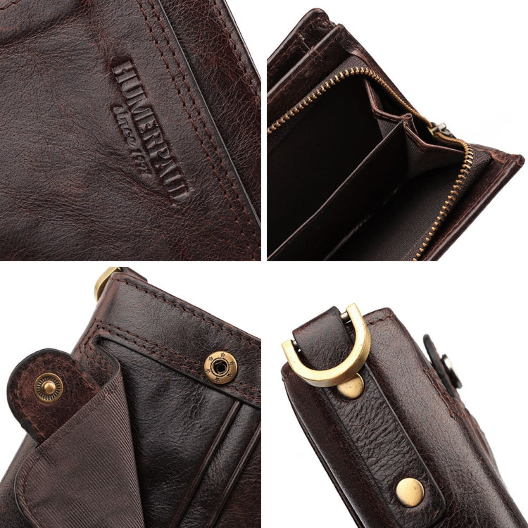 HUMERPAUL BP950 RFID Anti-Magnetic Men Wallet Large Capacity Multi-Card Solt Pocket(Black) - free shipping - PMC TechLife - Order now!