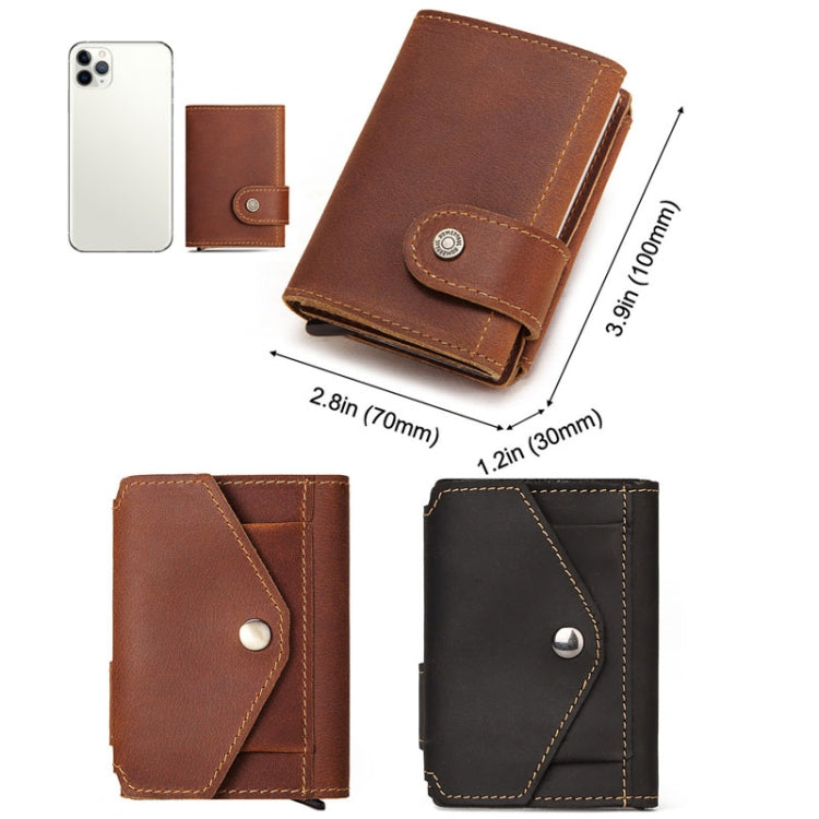 HUMERPAUL BP906 Credit Card Cover RFID Anti-Theft Brush Card Bag(Black) - free shipping - PMC TechLife - Order now!