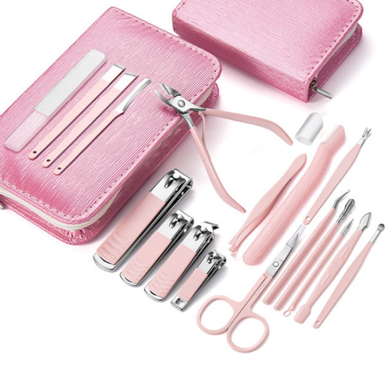 Stainless Steel Nail Clipper Set Beauty Eyebrow Trimmer, Color: 6 PCS/Set (Pink) - Nail Clipper by PMC Jewellery | Online Shopping South Africa | PMC Jewellery