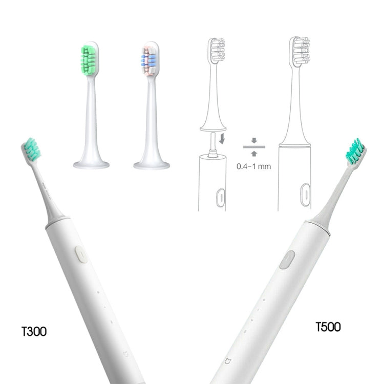 2 PCS For Xiaomi Mijia T300 T500 Electric Toothbrush Replacement Head(Green) - free shipping - PMC TechLife - Order now!