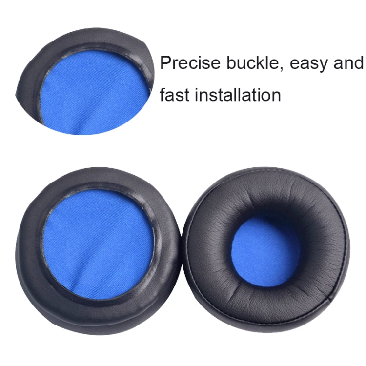 2 PCS Breathable Headphone Case Ear Pads For Audio-Technica ATH-FC7/FC700/FC707/FC5/RE70(Blue Net) - Earmuff & Pad by PMC TechLife | Online Shopping South Africa | PMC TechLife