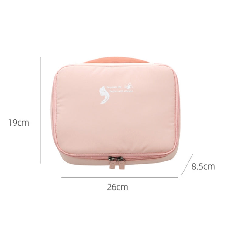 RH914 Travel Portable Waterproof Large-capacity Cosmetic Storage Bag(Pink) - Storage Boxes by PMC Jewellery | Online Shopping South Africa | PMC Jewellery