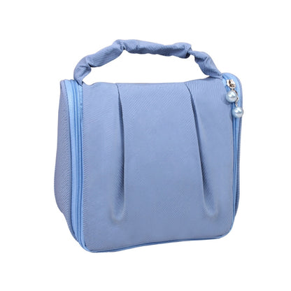 RH2205 Travel Hanging Pleated Portable Cosmetic Bag(Blue) - Storage Boxes by PMC Jewellery | Online Shopping South Africa | PMC Jewellery