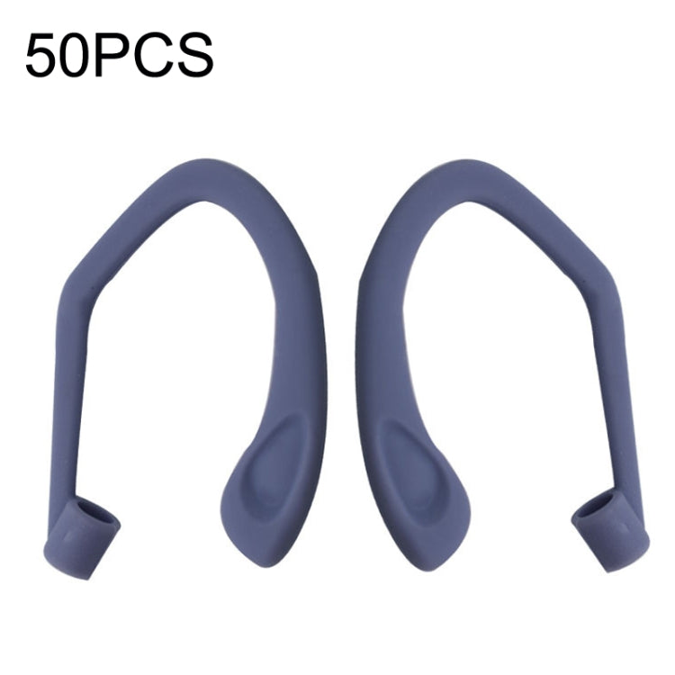 50PCS EG40 For Apple Airpods Pro Sports Wireless Bluetooth Earphone Silicone Non-slip Ear Hook(Purple) - Anti-lost & Holder by PMC Jewellery | Online Shopping South Africa | PMC Jewellery