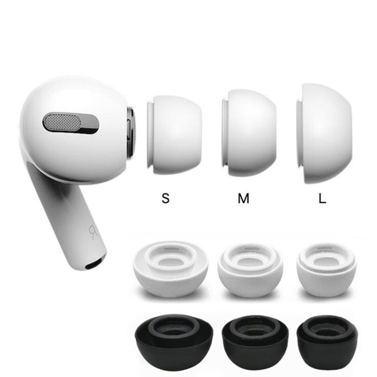 4 Sets / 12pcs In-Ear Headphones Silicone Earphone Earbud Case For AirPods Pro / Pro 2(Black) - Earmuff & Pad by PMC TechLife | Online Shopping South Africa | PMC TechLife | Buy Now Pay Later Mobicred