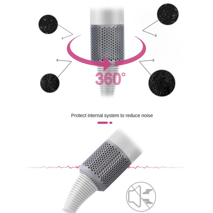 2 PCS Outer Cover Dust Filter for Dyson Hair Dryer HD01/HD03/HD08(Black) - Dyson Accessories by PMC Jewellery | Online Shopping South Africa | PMC Jewellery