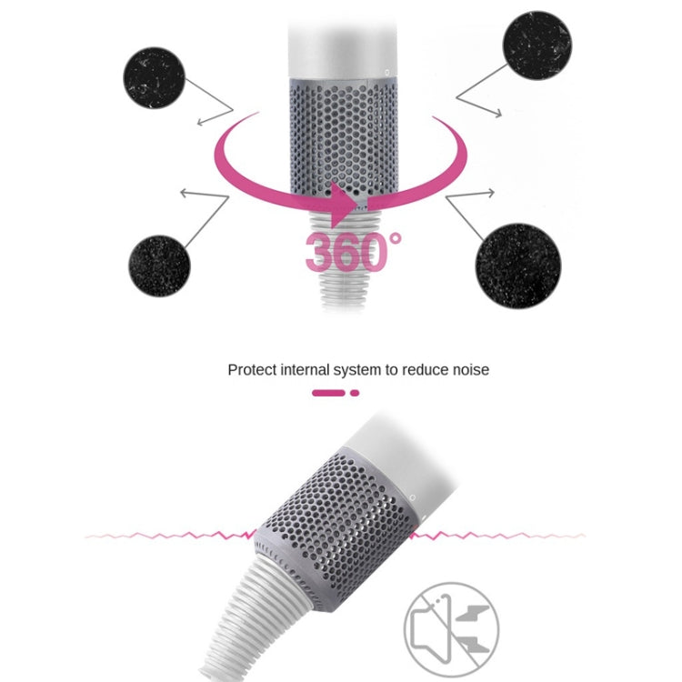 2 PCS Outer Cover Dust Filter for Dyson Hair Dryer HD01/HD03/HD08(Rose Red) - free shipping - PMC TechLife - Order now!