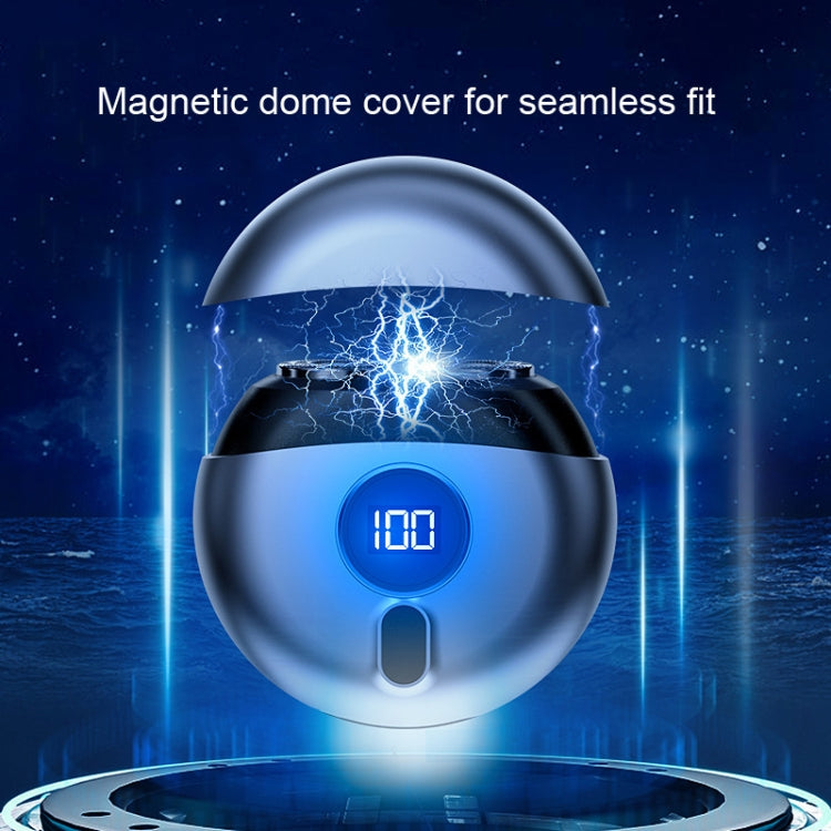 TJ01 Flying Saucer Razor USB Rechargeable Mini Shaver(Dark Gray) - free shipping - PMC TechLife - Order now!