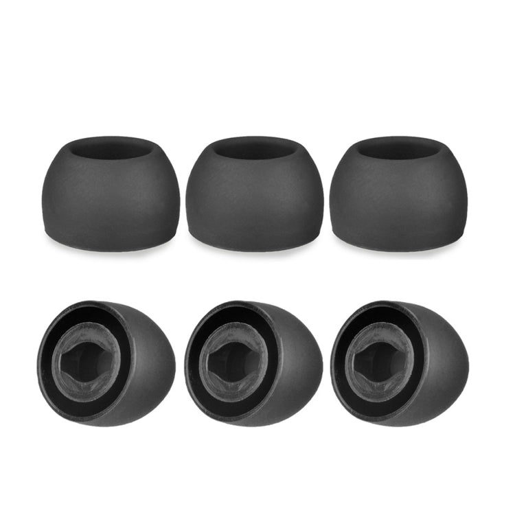 6 PCS Silicone Earplugs For TWS Samsung Galaxy Buds Pro( Large Black) - Anti-dust & Ear Caps by PMC Jewellery | Online Shopping South Africa | PMC Jewellery