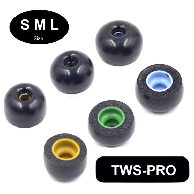 6 PCS Memory Foam Earplugs For TWS Jabra Elite 65T Sony WF-1000XM3 Real Wireless Headset Large - Anti-dust & Ear Caps by PMC TechLife | Online Shopping South Africa | PMC TechLife