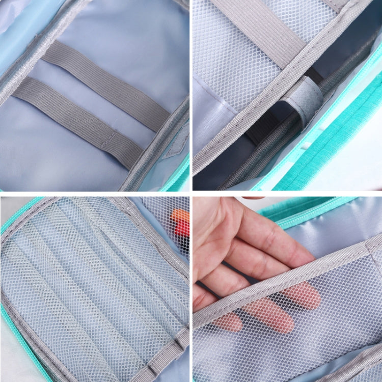 Large Capacity Multi-layer Portable Stationery Bag Canvas Pen Bag(Grey) - free shipping - PMC TechLife - Order now!