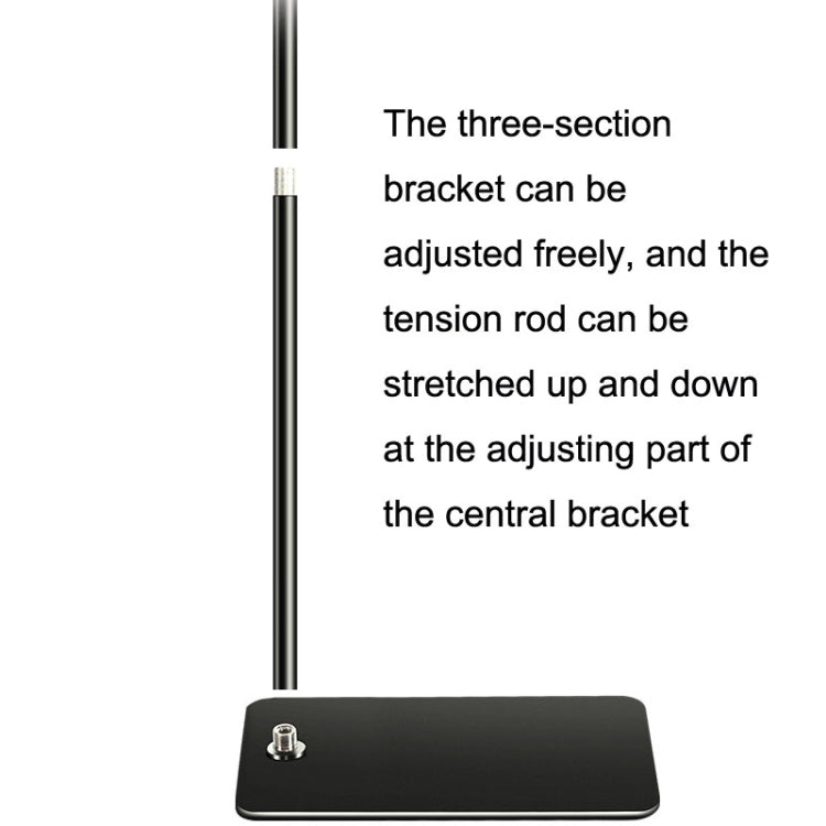 135cm Mobile Phone Tablet Live Broadcast Bedside Lifting Bracket Cantilever Floor Model (White) - Lazy Bracket by PMC TechLife | Online Shopping South Africa | PMC TechLife