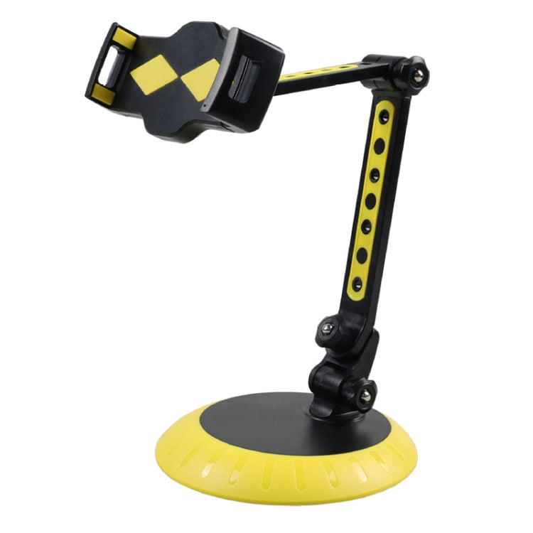 CJ-010 Rotating Desktop Tablet Bracket Foldable Online Learning Support Bracket(Yellow Black) - Desktop Holder by PMC Jewellery | Online Shopping South Africa | PMC Jewellery