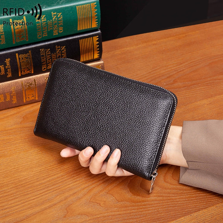 1659 RFID Anti-magnetic Anti-theft Passport Bag Document Bag Wallet(Green) - free shipping - PMC TechLife - Order now!