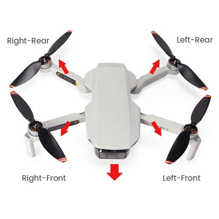 Front and Rear Arm Tripod Shells For DJI Mavic Mini 2 / SE(Left Rear) - For DJI Mavic Series by PMC TechLife | Online Shopping South Africa | PMC TechLife