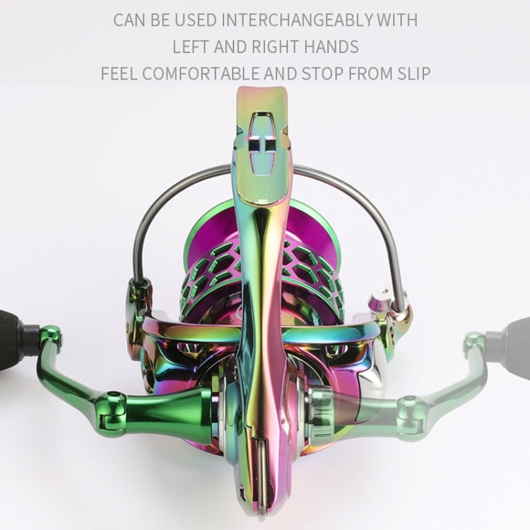 Colorful Metal Fish Line Wheel Long Throw Sea Rod Spinning Wheel, Specification: SK3000 - Fishing Reels by PMC TechLife | Online Shopping South Africa | PMC TechLife