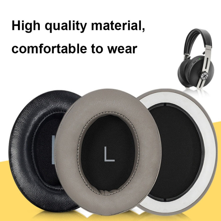 2 PCS Breathable Foam Headphone Earmuffs with Buckle For Sennheiser Momentum 3, Spec: Gold Lambskin - Earmuff & Pad by PMC TechLife | Online Shopping South Africa | PMC TechLife