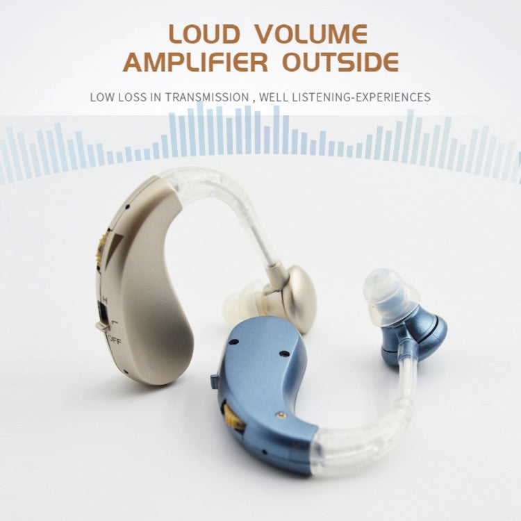 Hearing Aid Audiphones Sound Amplifier EU Plug(Blue) - Hearing Aids by PMC Jewellery | Online Shopping South Africa | PMC Jewellery