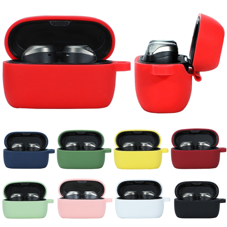 For Jabra Elite75T Sports Bluetooth Headphones Soft Silicone Case with hooks(Red) - free shipping - PMC TechLife - Order now!