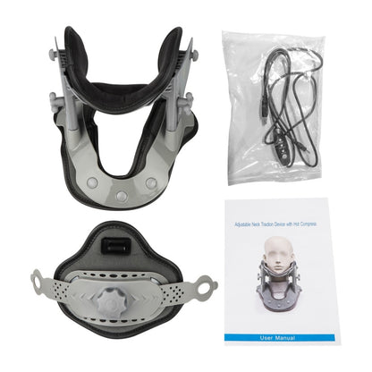 Cervical Spine Retractor Household Adjustable Hot Compress Stretching Neck Brace(Gray) - Corrector by PMC Jewellery | Online Shopping South Africa | PMC Jewellery