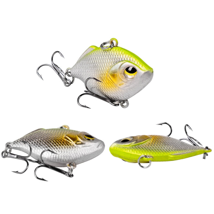 3 PCS PROBEROS DW1044 4.5cm/8.5g Lure Fake Bait Iconic Plastic VIB Hard Bait(G) - free shipping - PMC TechLife - Order now!