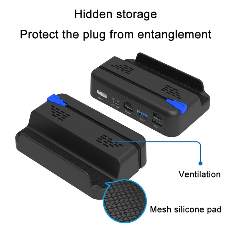 PGTECH For Steam Deck Game Console Base Support Data Transmission With Network Port - Accessories by PMC Jewellery | Online Shopping South Africa | PMC Jewellery